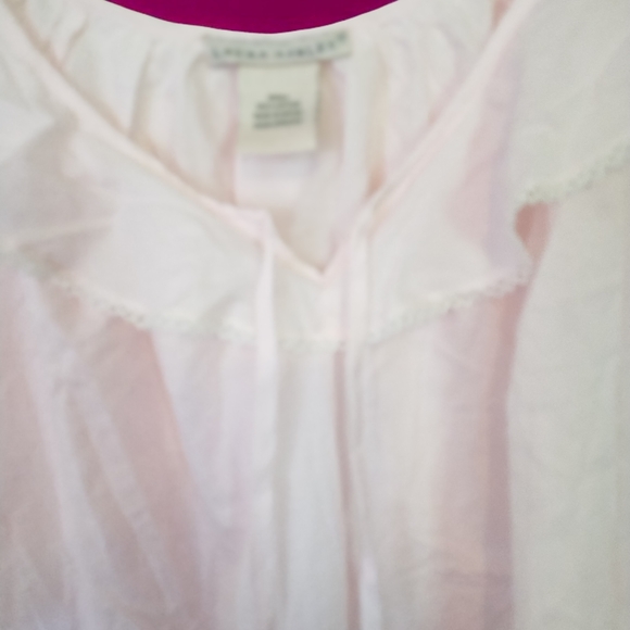NWT Laura Ashley small pale rose ruffled collar who is embroidered edging - Picture 12 of 16
